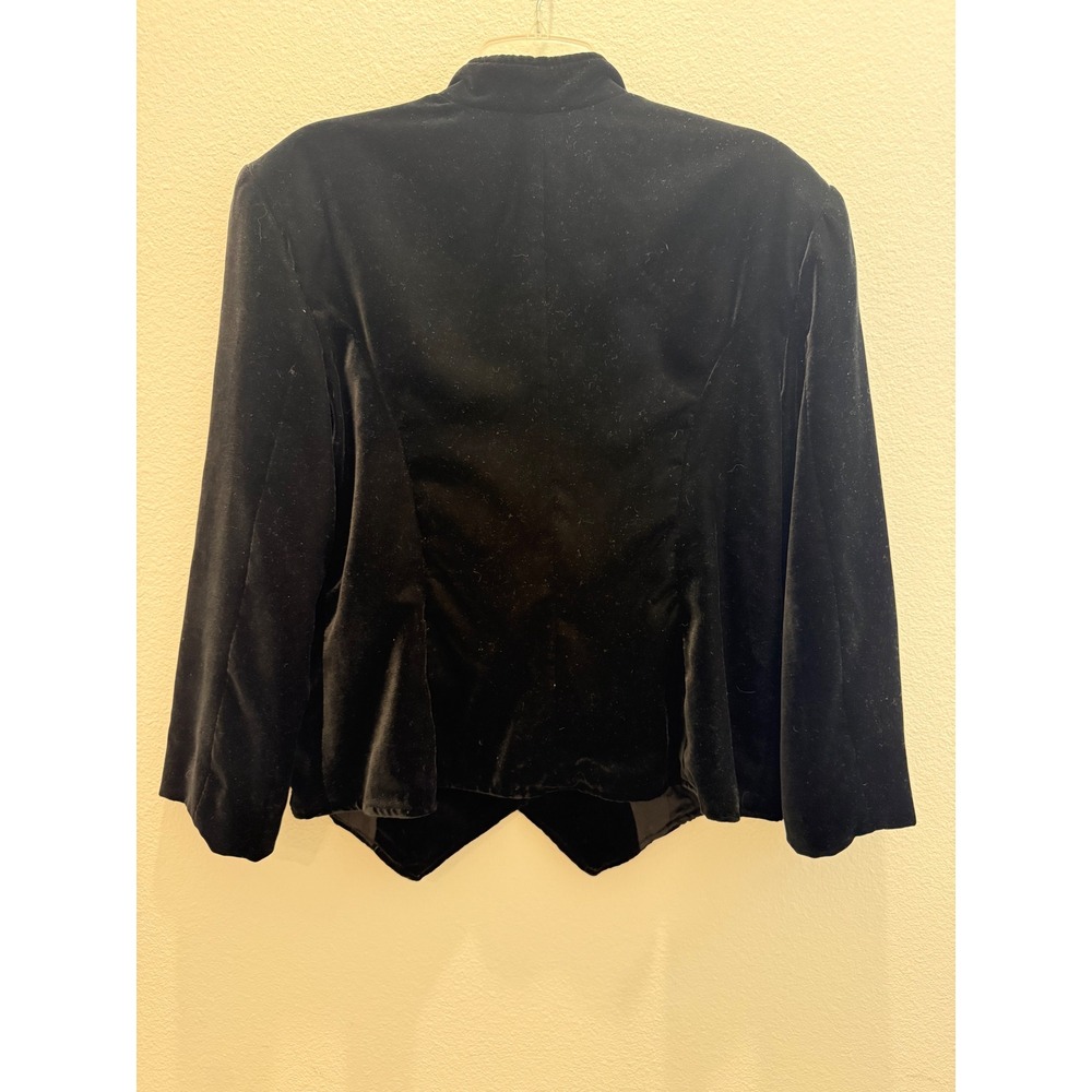 Saddle Ridge Vintage Velvet Western Jacket Black Southwestern Embroidered XL - Picture 2 of 6